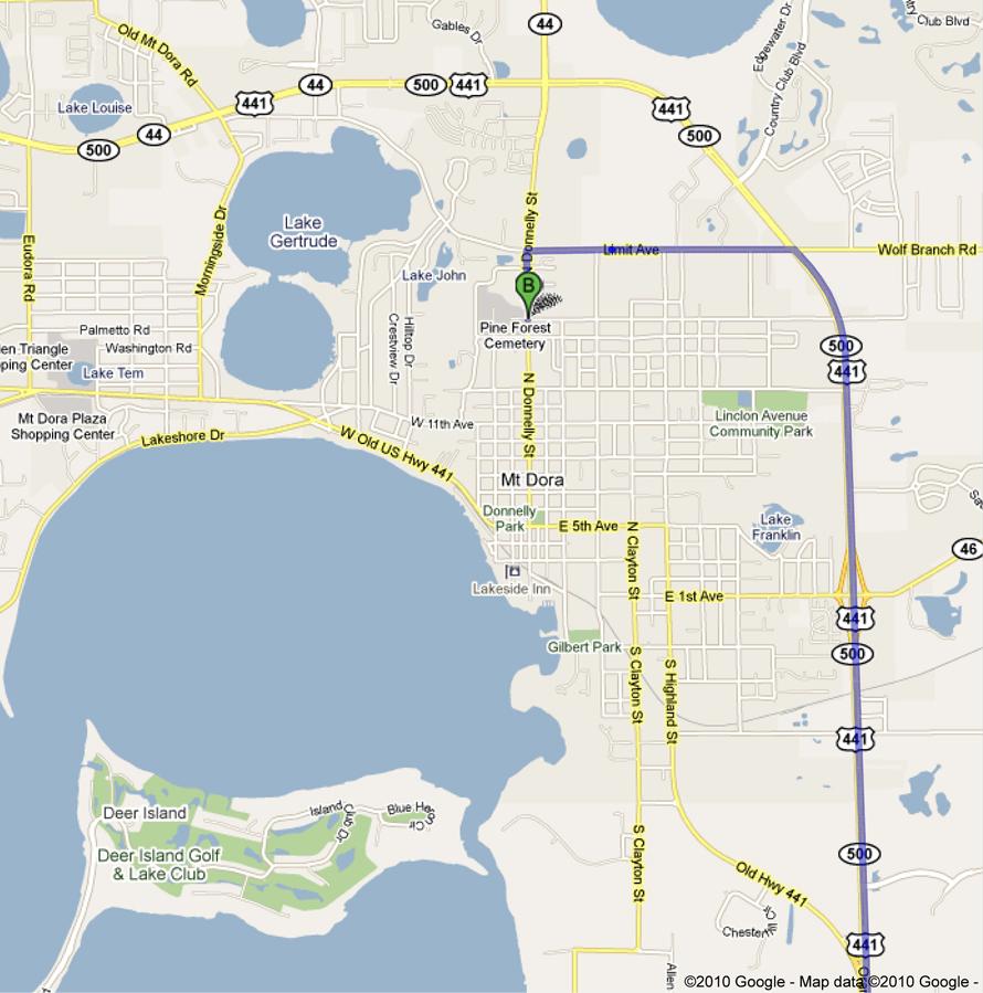 Mount Dora, FL Official Website Location & Directions